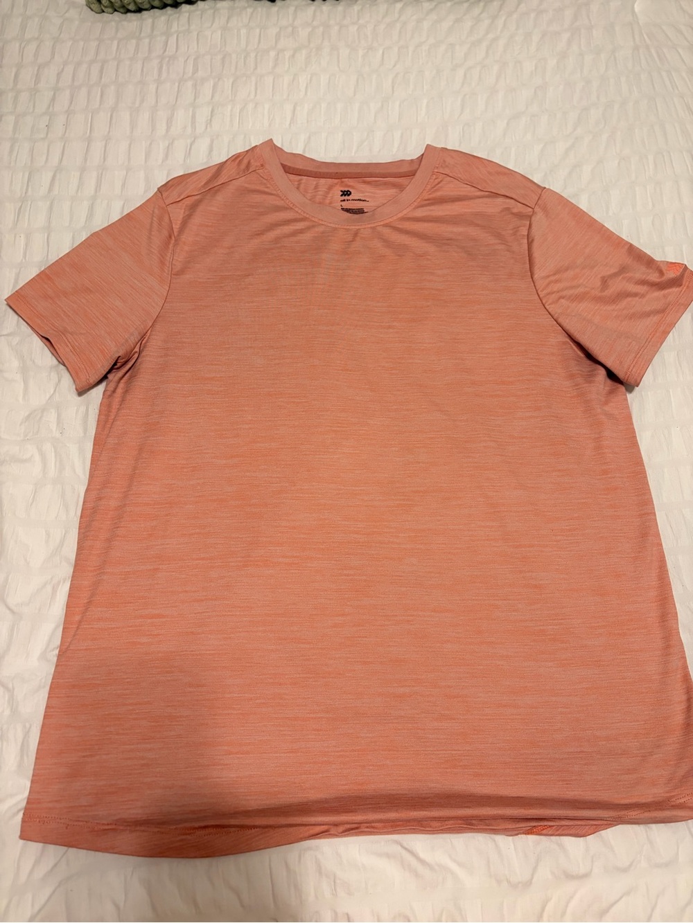 all in motion Peach Short Sleeve Crew Tee